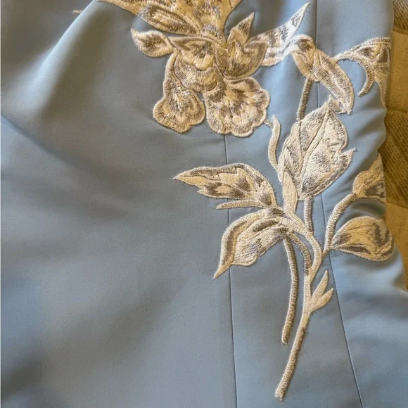 Sachin + Babi Light Blue Strapless Mini Dress (hemmed to fit size small) - Picture 9 of 9